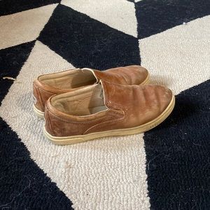 UGG leather slip on shoes